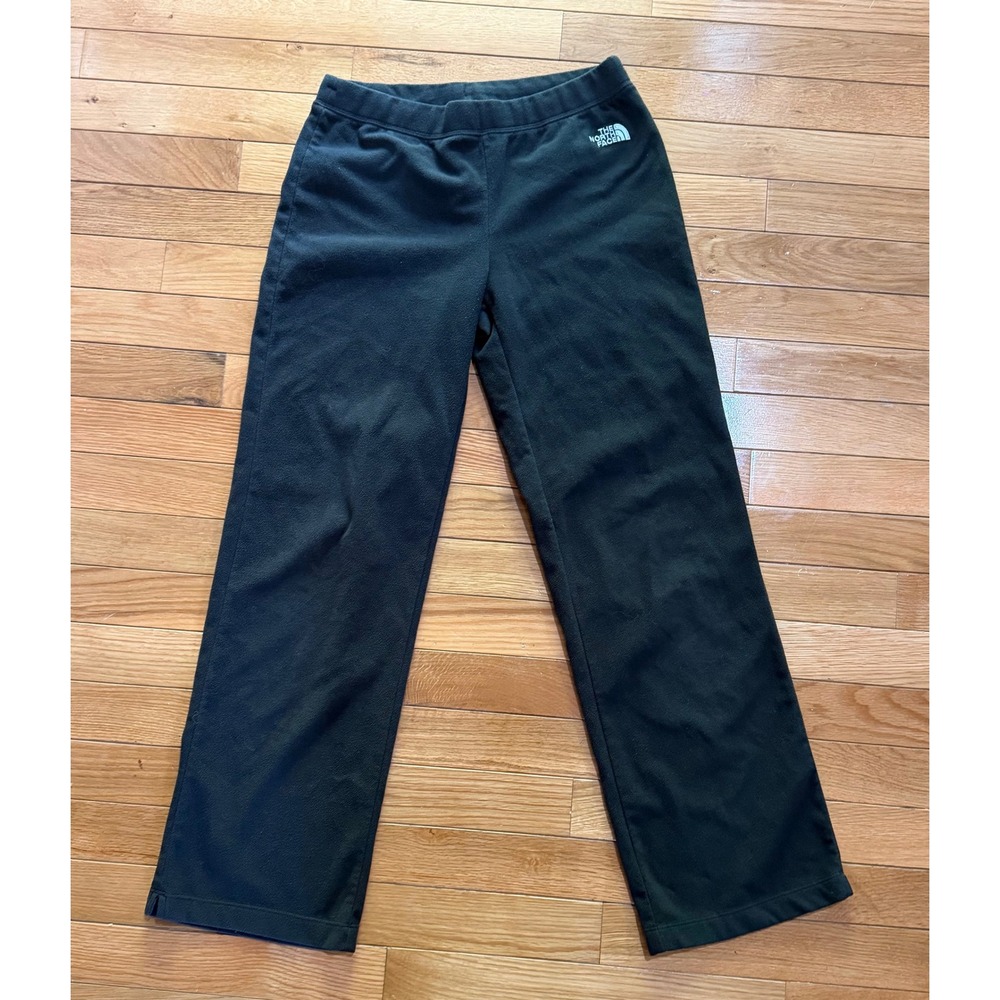 The North Face Girls Black TKA 100 Fleece Pants Size Large L AEGK